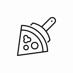 pizza slice icon sign vector