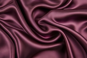 Obraz premium Deep Plum Silk Fabric Draped Luxuriously, Elegant and Smooth Texture