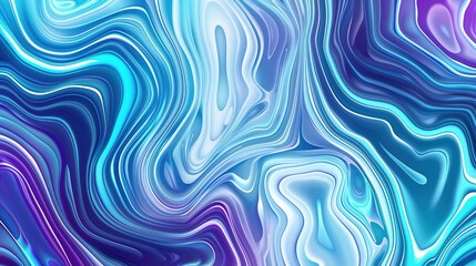 Fototapeta premium Blue Rock texture holographic fantasy texture