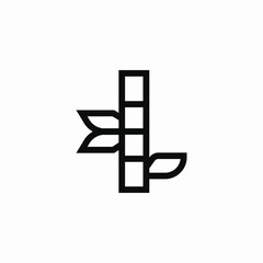 bamboo tree icon sign vector