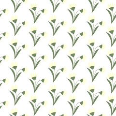 Fototapeta premium Floral Seamless Pattern