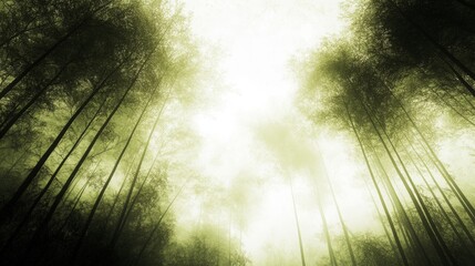 Tranquil Emergence from Dense Bamboo Grove