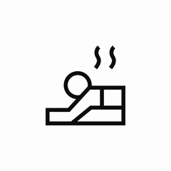 spa massage icon sign vector