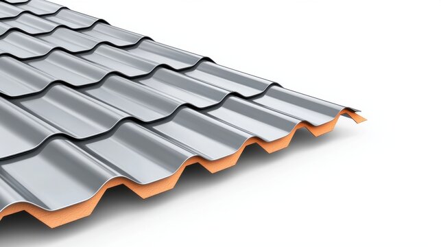 Corrugated Metal Roofing Panels in Sleek Modern Design for Residential and Industrial Structures