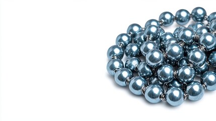 Metallic Spherical Orbs with Reflective Shiny Surface in Minimalist Abstract Composition