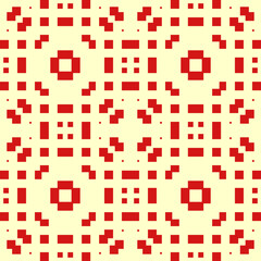 Squares and rectangles background. Geometric ornament. Quadrangles backdrop. Polygons wallpaper. Checks motif. Digital paper. Textile print. Web design. Abstract image. Seamless pattern. Vector art