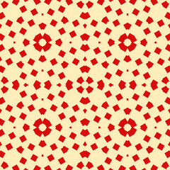 Geometric ornate. Checks seamless pattern. Checkered ornament. Squares illustration. Tiles wallpaper. Ethnic motif. Spots background. Diamonds digital paper. Rhombuses textile print. Abstract vector