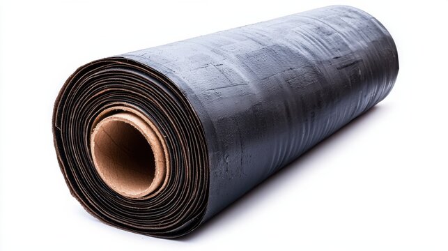 Rolled Black Plastic Sheet or Film for Industrial Packaging and Protection