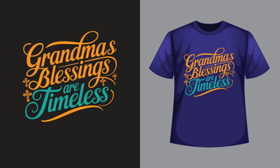 Stylish T-shirts Featuring "Grandma" Quotes for Family & Friends