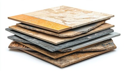 Layered Architectural Elements in Neutral Tones Creating Modern Minimalist Aesthetic