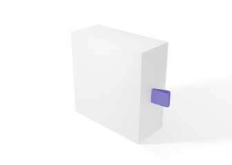 Slide Box for Tech Accessories Mockup