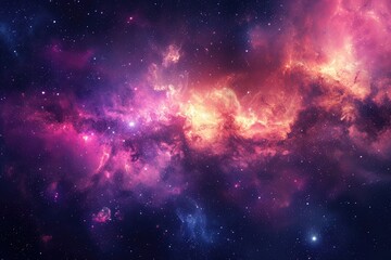 Fototapeta premium Background design image of the beauty of the outer space galaxy, this image can be used as wallpaper for hang phones, laptops and can be used for other needs