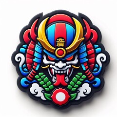 Colorful team logo and patch designed for playing teams