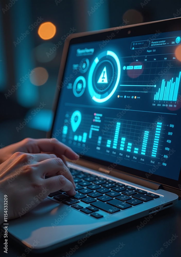 Poster smart devices use picture systems modern technology efficient networking data