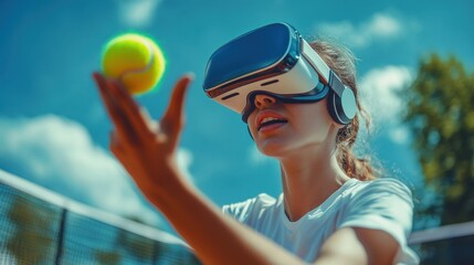 A woman wearing a white shirt
