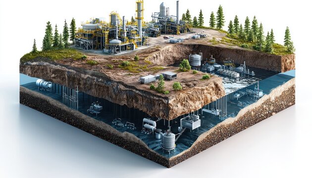 ddd. A diagram illustrating carbon dioxide storage solutions, including advanced geological sequestration and CO2 utilization technologies.
