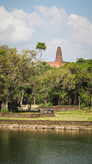 Buddhist temple in Anuradhapura, Sri Lanka