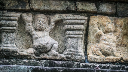 Buddhist temple in ancient city of Poḷonnaruwa in Sri Lanka