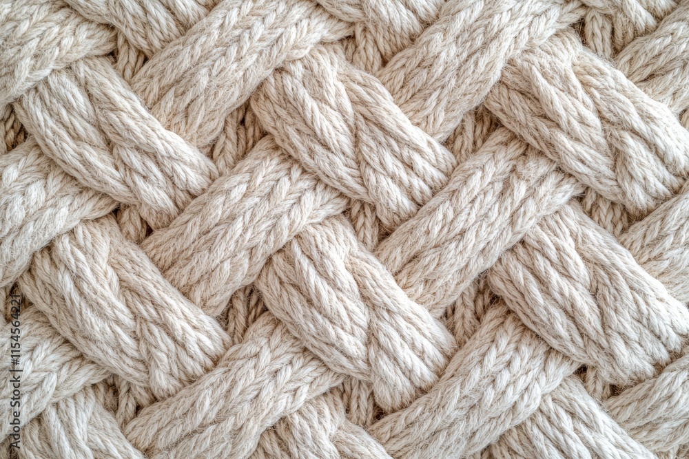 Poster close-up of a woven texture, showcasing intricate braiding patterns.