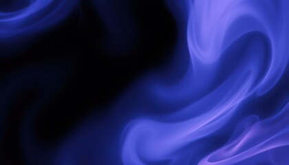 Obraz premium a close up of a blue smoke swirl on a black background