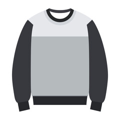 Sweater silhouette icon vector illustration.