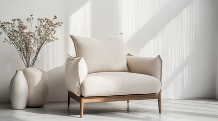 Modern Sophisticated Chair with Deep Seat Comfort