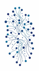 Abstract Network Connectivity Design, Digital, Technology, Background, Illustration, Website.