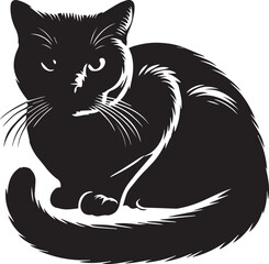 Obraz premium Cat silhouette