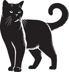 Cat silhouette