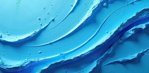 Smooth blue strokes against a rough textured cyan surface, soft and subtle, cyan roughness, elegant ambiance