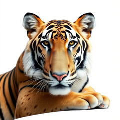 Fototapeta premium Jauger isolated on white background - animal generation -