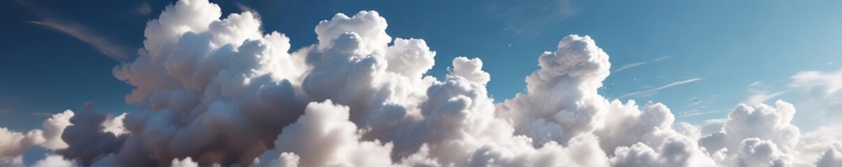 Fototapeta premium White steam clouds drift lazily through the air , aerodynamic, lazily