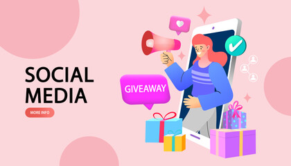 Shopping online. Consumer View, Choose and Buy Fashion Items on Ecommerce Marketplace on Computer Screen Concept. Man and Woman happy with shopping on laptop. Digital marketing. Vector illustration.