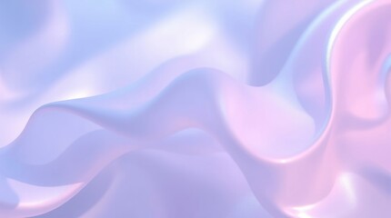 Obraz premium A soft, flowing fabric in pastel colors, creating a serene and dreamy atmosphere.