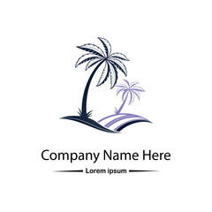 Palm tree logo