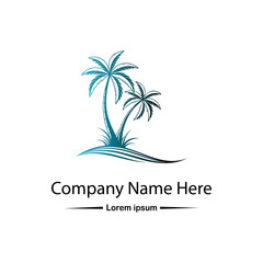 Palm tree logo