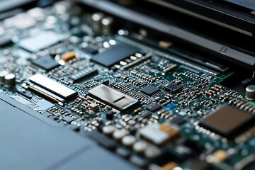 Close up Circuit Board Technology