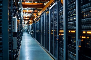 Server Room, Data Center, Technology Infrastructure