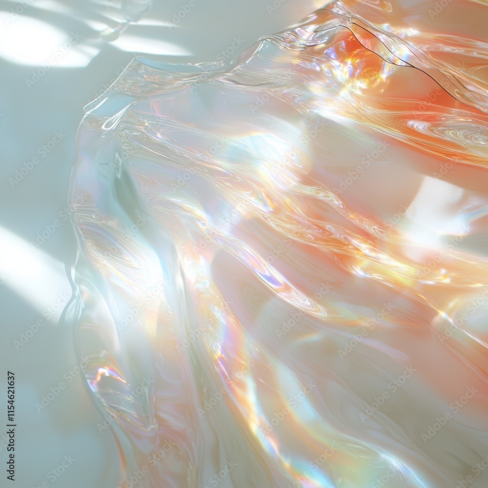 Poster frosted glass texture delicate peach fuzz artistic display indoor lighting abstract view visual conc