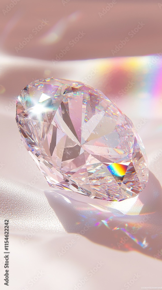 Poster captivating rough diamond texture with sharp edges reflecting light studio setup close-up artistic e