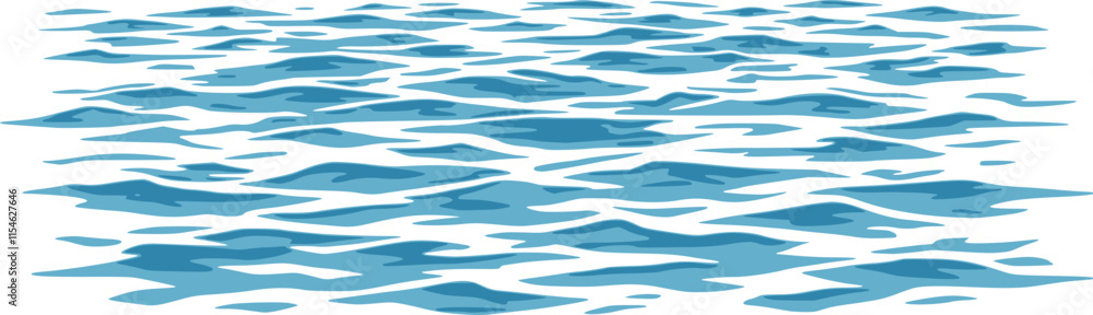 Wall mural ocean ripples texture. one-color background with waves on a water surface. one color background with