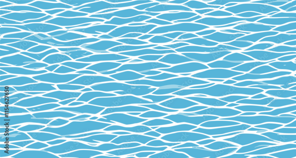 Wall mural ocean ripples texture. one-color background with waves on a water surface. one color background with