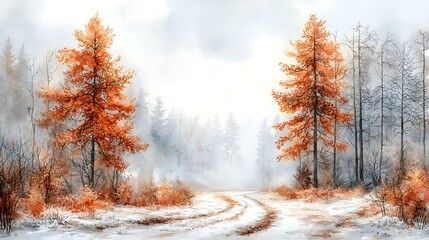Fototapeta premium - Watercolor paintings