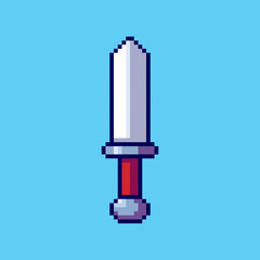 Pixel art sword game asset design