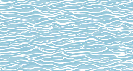 Fototapeta premium Ocean ripples texture. One-color background with waves on a water surface. One color background with ocean ripples. water 