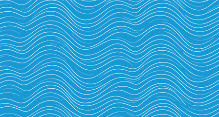 Seamless wave pattern with thin lines, Seamless pattern with blue waves. Abstract light blue background with seamless wave pattern. water