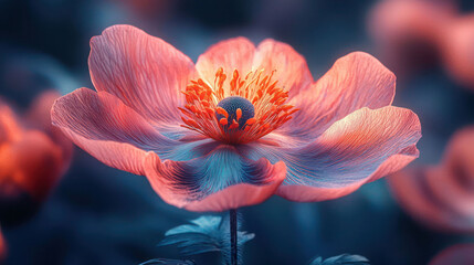 A time-lapse of a flower opening and closing its petals.