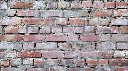 Obraz premium Textured Pastel Pink Brick Wall Background for Creative Projects
