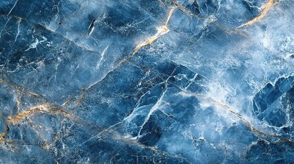 Fototapeta premium Colorful Abstract Blue Marble Texture Background for Design Projects