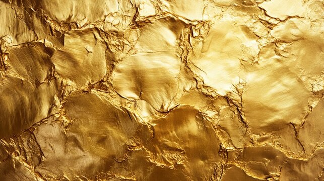 Elegant gold background with a rough, textured golden surface, creating a luxurious and versatile template for text design, branding, and lettering projects - Powered by Adobe